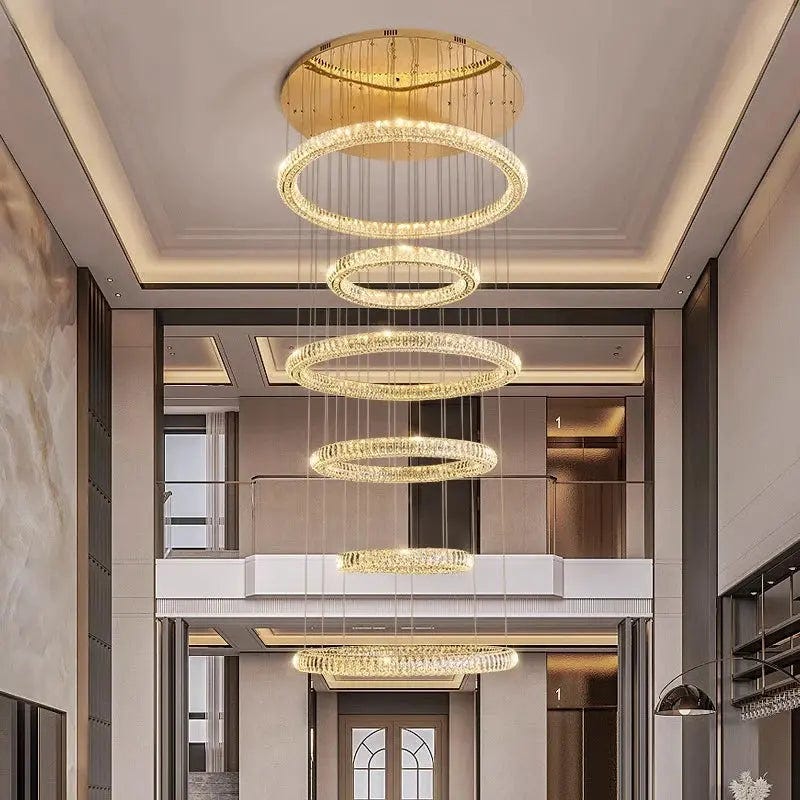 Elevate Your Staircase: SEUS Lighting's Stunning Chandelier Designs